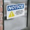 Signmission Door For Emergency Use Only, 14 in W x Rectangle, Vinyl Decal OS-2PACK-NS-D-1014-L-15502 - alternate 2